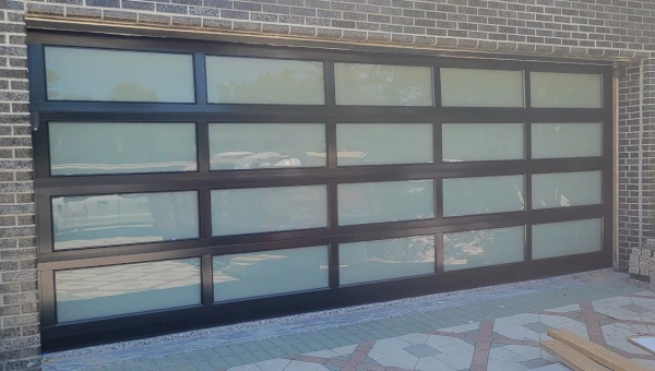 Finished garage door project