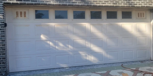 Before garage door project